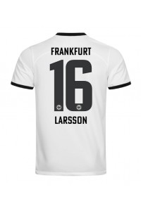 Eintracht Frankfurt Hugo Larsson #16 Jalkapallovaatteet Kolmaspaita 2023-24 Lyhythihainen